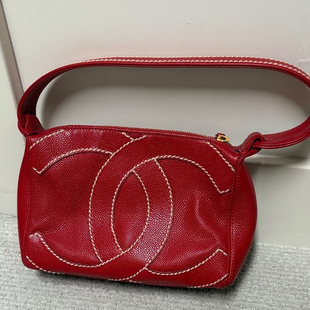 NWT Vintage Chanel red bag - Picture 6 of 7